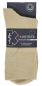 Preview: 26 802 | Damen und Herren Diabetiker Socken beige mit extra weichem Komfortbund 3 Paar