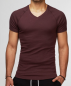 Preview: JZ0011 | james & zoe T-Shirt V-Neck – Burgund