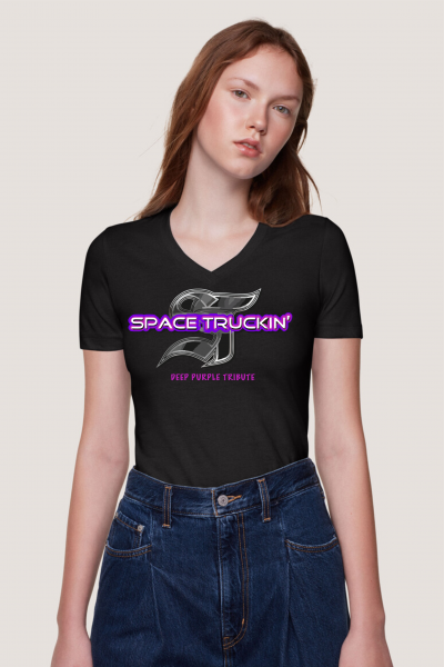 No. 126 | Hakro Damen V-Shirt Classic Space Truckin Edition